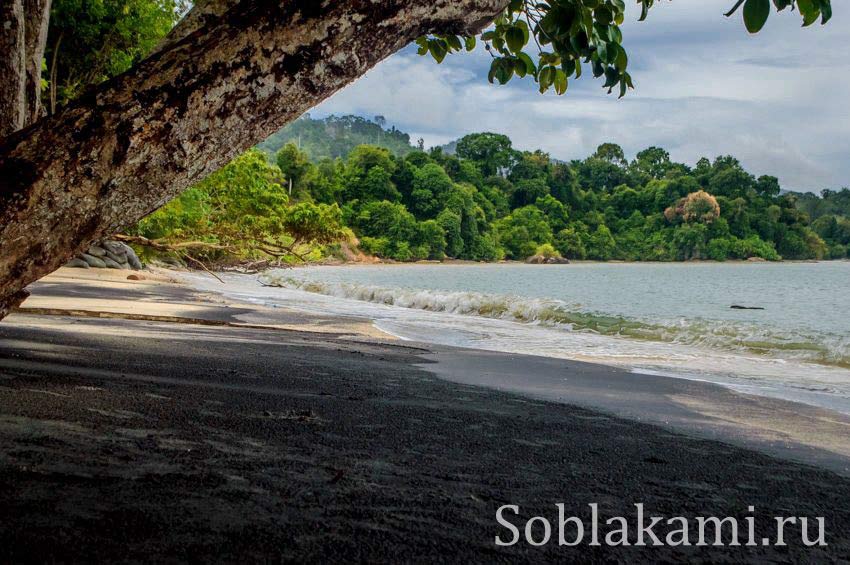 Черный пляж на Лангкави, Black Beach Langkawi