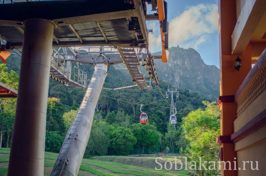 канатная дорога на острове Лангкави, Langkawi Cable Car, Sky Bridge