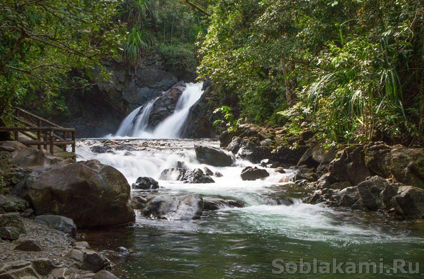 Эстрелла фоллс, Estrella Falls, Палаван, Филиппины, Пуэрто Принцесса, водопад