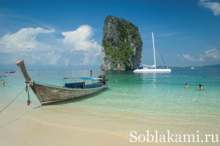 Пляж на острове Пода (Koh Poda Beach)