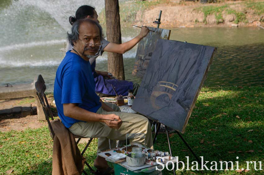 парк Люмпини в Бангкоке,Таиланд (Lumphini park Bangkok)