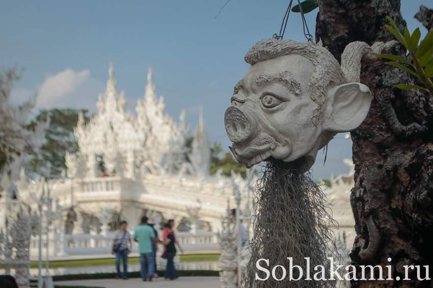 Белый храм Wat Rong Khun в Чианграе, фото, отзывы