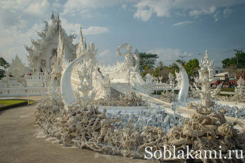 Белый храм Wat Rong Khun в Чианграе, фото, отзывы